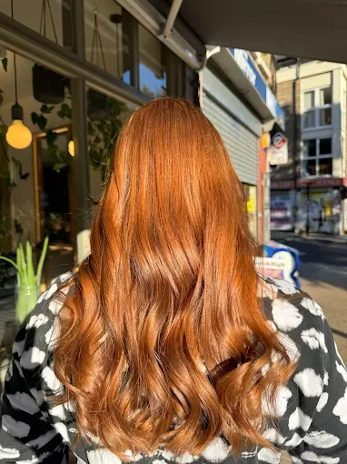 Copper hair colour result at Venera Hair, Hampstead