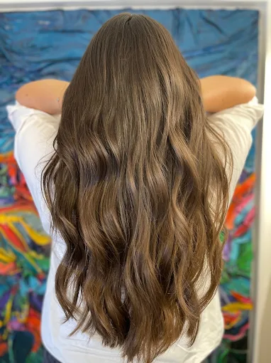 Dimensional brunette balayage at Venera Hair, Hampstead